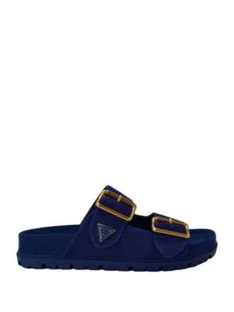 Fasten suède Sandalen