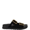 Fasten suède Sandalen