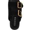 Fasten suède Sandalen