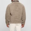 Faux-Sherpa-jas met doorlopende rits