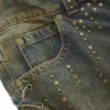 Flared jeans with lace