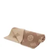 Fleece-deken met pioenrozen