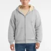 Fleece-trackhoodie met doorlopende rits Fleece-trackhoodie met doorlopende rits