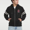 Fleece-trui met capuchon
