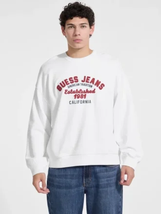Fleece-trui met logo