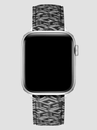 G-Cube grijze leren band van 42-44 mm voor Apple Watch®