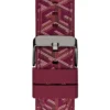 G-Cube multifunctioneel horloge van rood leer G-Cube multifunctioneel horloge van rood leer
