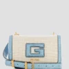 G Status Mini-crossbodytas met slangenreliëf