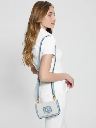 G Status Mini-crossbodytas met slangenreliëf