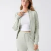 Garby gebreid sweatshirt met rits Garby gebreid sweatshirt met rits