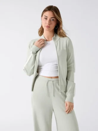 Garby gebreid sweatshirt met rits