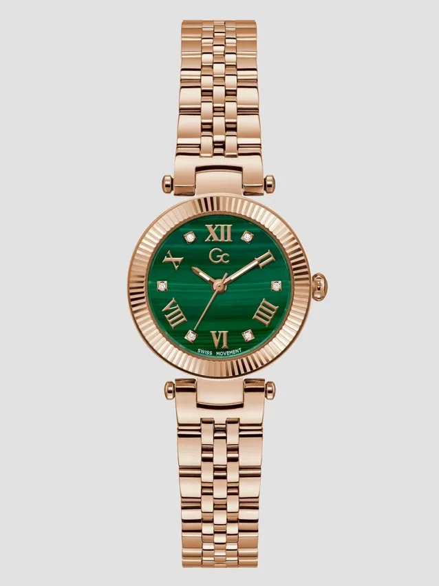 GC analoog horloge met malachiet edelsteen GC analoog horloge met malachiet edelsteen