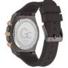 Gc bruin siliconen chronograafhorloge