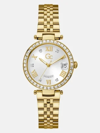 Gc goudkleurig analoog horloge