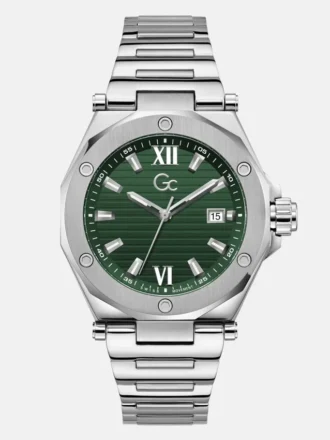 Gc roestvrijstalen analoog horloge
