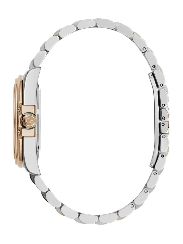 GC roségoud en zilverkleurig horloge GC roségoud en zilverkleurig horloge
