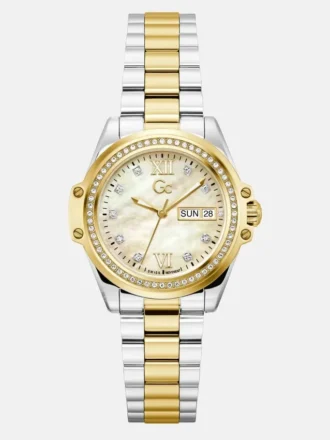 Gc tweekleurig analoog horloge