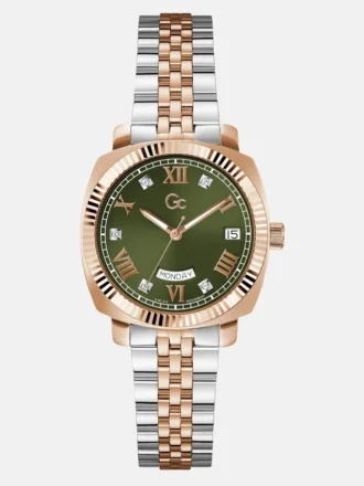 Gc tweekleurig analoog horloge