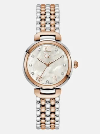 Gc tweekleurig analoog horloge