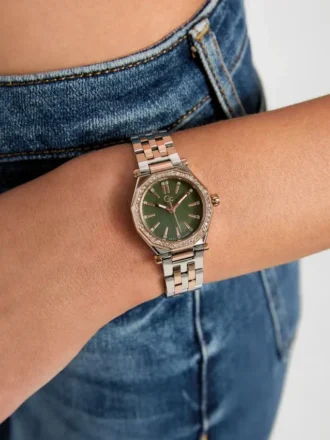 Gc tweekleurig analoog horloge