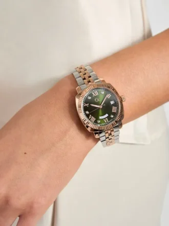 Gc tweekleurig analoog horloge