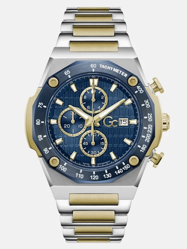 Gc tweekleurig chronograafhorloge Gc tweekleurig chronograafhorloge