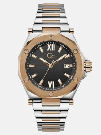 Gc zilver- en roségoudkleurig multifunctioneel horloge