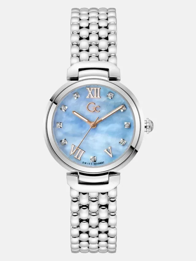 Gc zilverkleurig analoog horloge Gc zilverkleurig analoog horloge