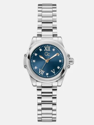 Gc zilverkleurig analoog horloge