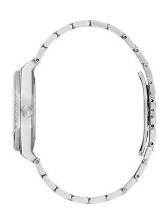 Gc zilverkleurig analoog horloge met saffierglas