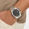 GC zilverkleurig chronograafhorloge