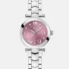 GC zilverkleurig en roze analoog horloge GC zilverkleurig en roze analoog horloge
