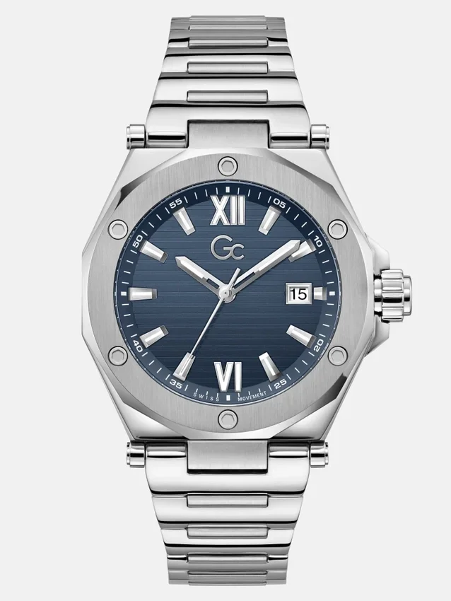 Gc zilverkleurig multifunctioneel horloge Gc zilverkleurig multifunctioneel horloge