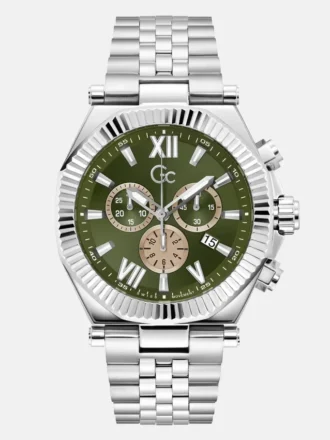 Gc zilverkleurig multifunctioneel horloge