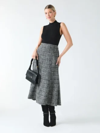 Gea Sparkle bouclé midi-rok
