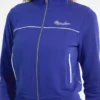 Geborduurd Active Sweatshirt met rits Geborduurd Active Sweatshirt met rits