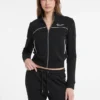 Geborduurd Active Sweatshirt met rits Geborduurd Active Sweatshirt met rits