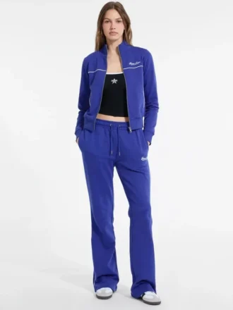 Geborduurd Active Sweatshirt met rits