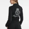 Geborduurd Active Sweatshirt met rits Geborduurd Active Sweatshirt met rits