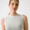 Geborduurde logo-gebreide top Geborduurde logo-gebreide top