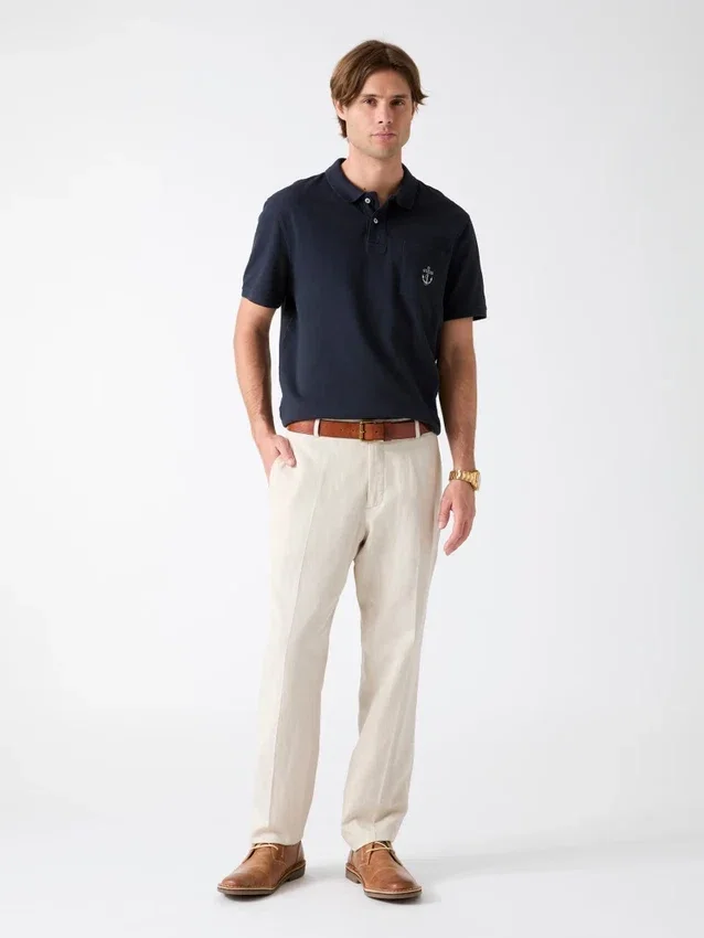 Geborduurde polo Geborduurde polo