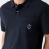 Geborduurde polo Geborduurde polo