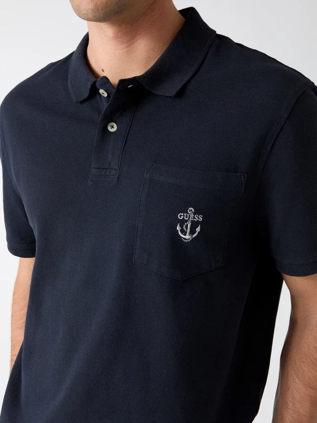 Geborduurde polo Geborduurde polo