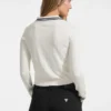 Geborduurde polo-trui Geborduurde polo-trui