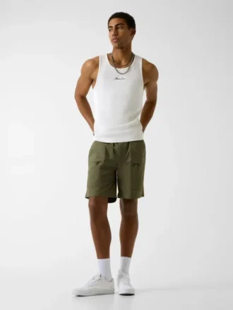 Geborduurde tanktop