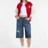 Geborduurde varsity-jas