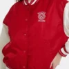 Geborduurde varsity-jas