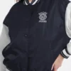 Geborduurde varsity-jas