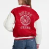Geborduurde varsity-jas