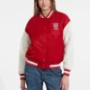 Geborduurde varsity-jas